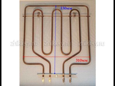 ТЭН духовки верхний 3100w (2000w+1100w) ДеЛюкс (Deluxe), TDE423-01