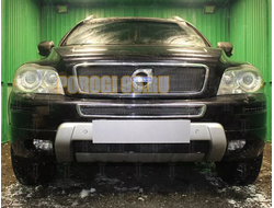Защита радиатора для Volvo XC90 2009-2014 black низ PREMIUM