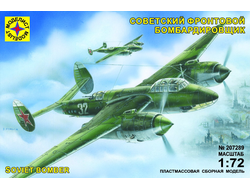Сборная модель: (Моделист 207289) Советский фронтовой бомбардировщик ТУ-2