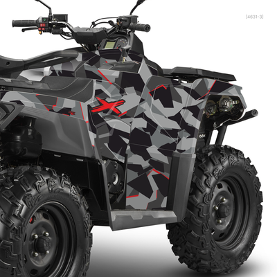 Наклейки на квадроцикл Aodes Pathcross 1000 mud pro - 2021 2022 2023 2024 №4631-3