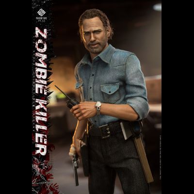 Рик Граймс (Ходячие мертвецы, Walking Dead) - КОЛЛЕКЦИОННАЯ ФИГУРКА 1/6  The Walking Dead Zombie killer (PT-sp53) - PRESENT TOYS