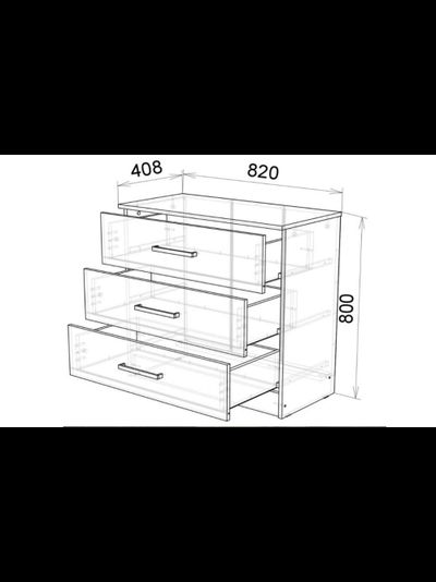 Адель комод Венге/Лоредо