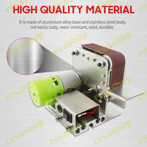 Ленточный гриндер, мини шлифовальный станок, шлифовальный инструмент, металлообработка, домашняя мас
