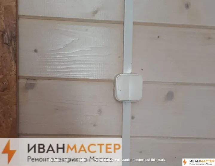 Прокладка кабеля после штробления стен