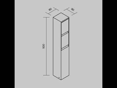 Уличная розетка Nido 2x2000Вт IP 54, O460FL-GF02SC