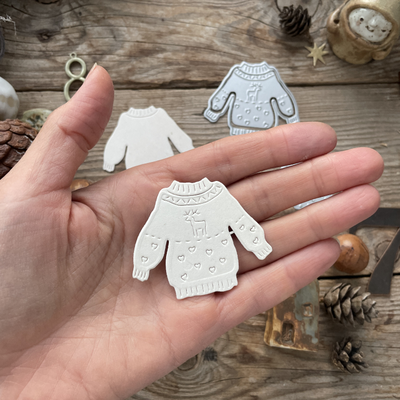 Набор ножей для вырубки "Свитер с оленем"