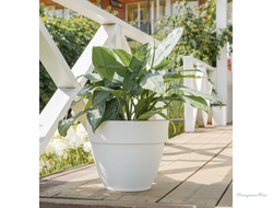 Горшок с дренажной системой Лори VipSet 2,1л белый