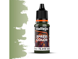 Vallejo: Краска акриловая Xpress Color 72.419 "Plague Green"