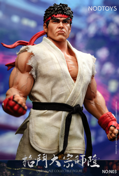 ПРЕДЗАКАЗ - Рю (серия Street Fighter) - Коллекционная фигурка 1/6 Fighting Grandmaster Ryu (NOD-N03) - NODTOYS ?ЦЕНА: 24500 РУБ.?