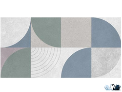 Плитка настенная Laparet Atlas серая мозаика 08-00-06-2458 20х40 см