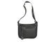 (АРТИКУЛ: 8695/1/81) СУМКА ЖЕНСКАЯ НЕБОЛЬШАЯ, НАТУРАЛЬНАЯ КОЖА, ЧЕРНАЯ,  С ТЕКСТИЛЬНЫМ РЕМНЕМ ЧЕРЕЗ ПЛЕЧО