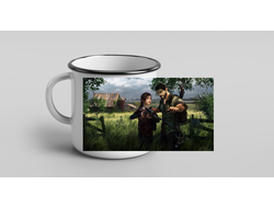 Кружка металлическая эмалированная  ОДНИ ИЗ НАС, THE LAST OF US  №7
