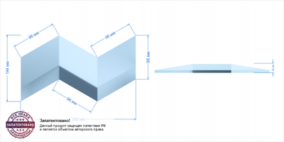 Гипсовая панель MERCURY артикул M-0049