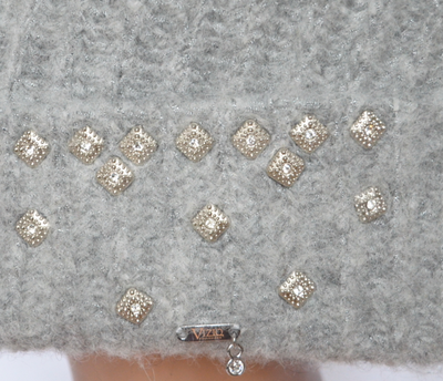 украшения на итальянской шапке с отворотом фото