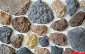 Камень "БУТ", бетон, цв. Микс, уп.0,5м2 (18кг)(30уп)