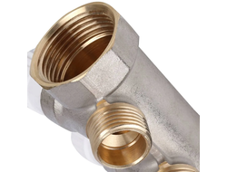 Коллектор STOUT распределительный 1", 2 отвода 1/2" (Арт. SMB 6851 011202)