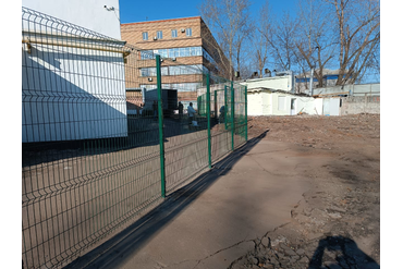 Установка 3Д ограждения на складе