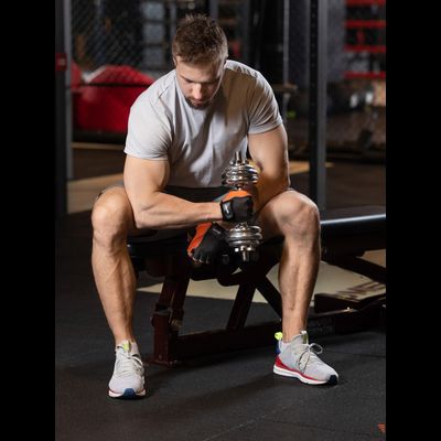 Гантели разборные DB-501, чугун/хромированная сталь, в чемодане, 2 шт, по 7,5 кг