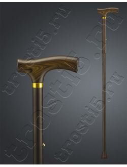 Разборная телескопическая трость "Нойс" складная  раздвижная  деревянная трость