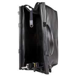 Кожаный саквояж Otranto black (арт. 4006-01)