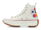 Converse Run Star Hike High Top Embroidered Floral White