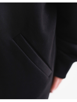 Платье-худи  (черный)