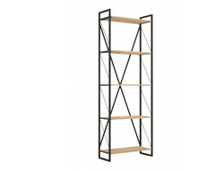 Спальня СКАРЛЕТТ - Стеллаж 940 Дуб Сонома/Черный металл