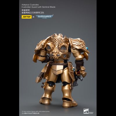 Адептус Кустодес - страж (Warhammer 40k) - КОЛЛЕКЦИОННАЯ ФИГУРКА 1/18 Adeptus Custodes Custodian Guard with Sentinel Blade (JT7837) - JOYTOY