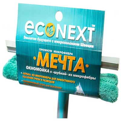 ECONEXT Окномойка с шубкой. Размер 25 см. Арт. 317