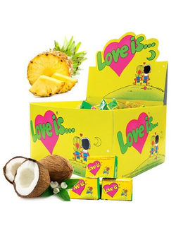 LOVE IS жевательная резинка Кокос Ананас