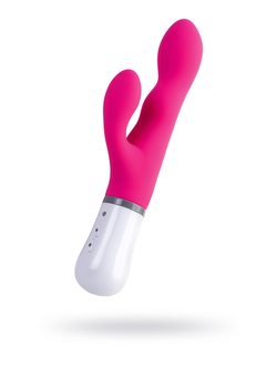 LE-02Вибратор LOVENSE Nora с клиторальным стимулятором, силикон, розовый, 24 см
