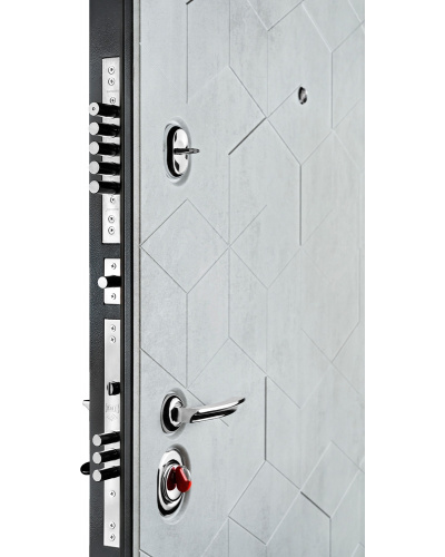 ЙОШКАР-ОЛА. АНТАРЕС. СТАЛЬ 2 мм. АЛИКАНТЕ (ТРЕХКОНТУРНАЯ). БЕТОН СВЕТЛЫЙ/ СОФТ СЕРЫЙ. ПОВЫШЕННАЯ ТЕПЛО- И ЗВУКОИЗОЛЯЦИЯ.