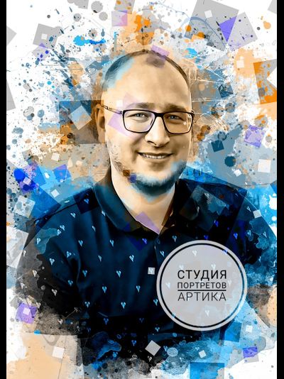 Портрет в Стиле НЕО 1 человек