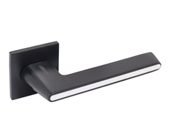 Комплект ручек АЛЛЮР АРТ АДЕЛЬ BL/W (851511) матовый черный/белый  [59029]