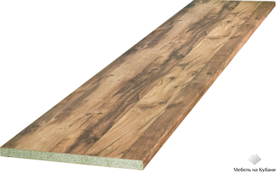 Столешница Дуб Корсика (в/с ДСП, R1, 3 000, 600, 38, 232П, мт) (3000мм)
