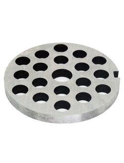 Решетка крупная №3 под нож для промышленных мясорубок МИМ-150, МИМ-150-01