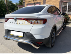 Защита заднего бампера скоба d60 для Renault Arkana 2019-