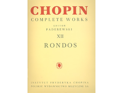 Chopin, Frédéric. Rondos for piano and for 2 pianos: complete works vol.12