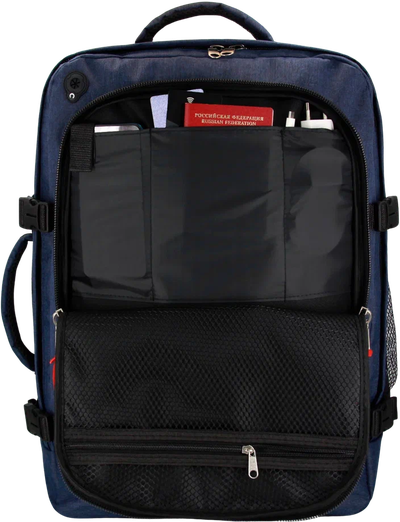 Рюкзак Сумка Чемодан ручная кладь 55х40х20 Optimum Air RL, синий