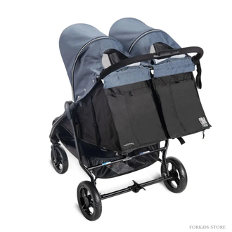 Коляска прогулочная для двойни Valco Baby Slim Twin Glacier