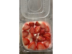 Творожный десерт клубника