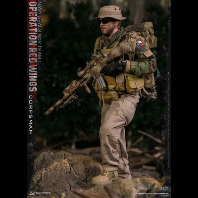 Полевой медик, операция "Красные крылья" - Коллекционная ФИГУРКА 1/6 Operation Red Wings - NAVY SEALS SDV TEAM 1 Corpsman (78084) - DAMTOYS