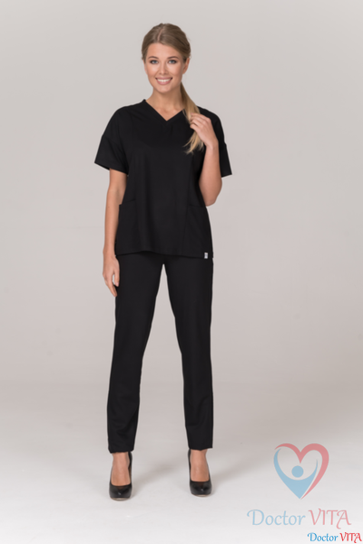 Брюки DR.SUPER "Stars" черные