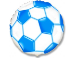 Шар (18&#039;&#039;/46 см) Круг, Футбольный мяч, Синий, 1 шт.