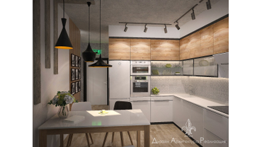 дизайн интерьера кухни в современном стиле