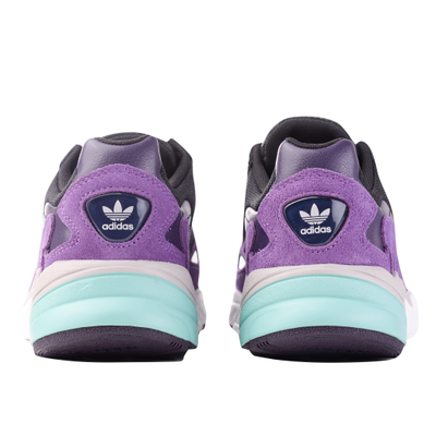 Adidas falcon black purple sales