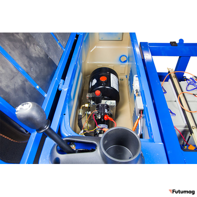 Грузовой электротрицикл Rutrike D5 1700 темно-синий