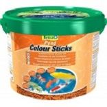 Tetra Pond Color Sticks, корм для основного питания прудовых рыб , 10 литров ГРАНУЛЫ