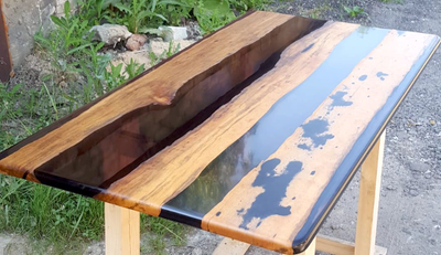 эбен, эбеновое дерево, мебель из эбена, авторская мебель, мебель на заказ, стол массив, стол река