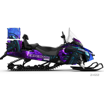 Наклейки на снегоход   lynx scandic army commander 2011-2019